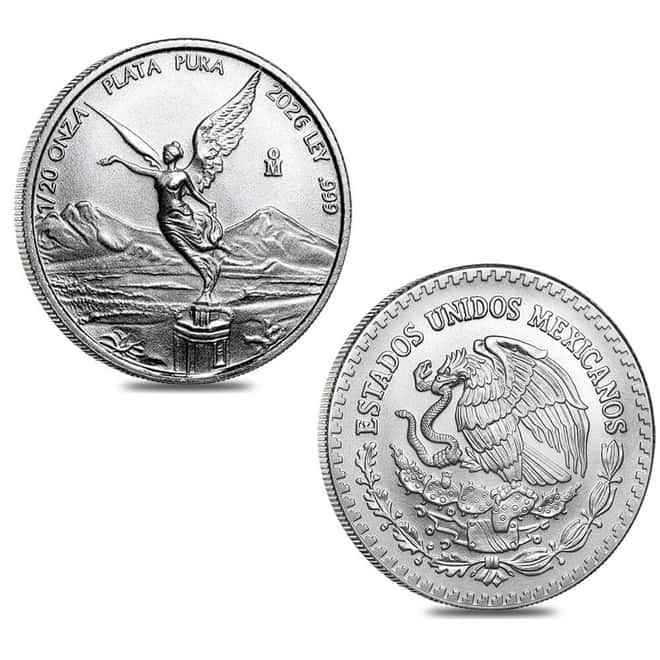 2026 1/20 oz Mexican Libertad Silver Coin BU