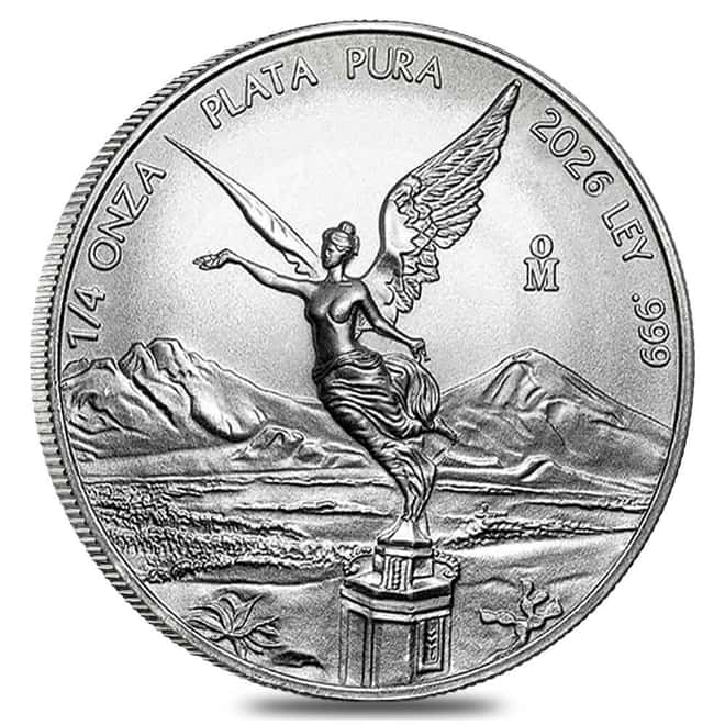 2026 1/4 oz Mexican Libertad Silver Coin BU