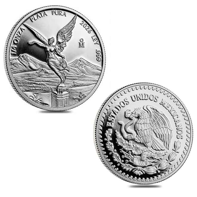 2026 1.9 oz Proof Mexican Silver Libertad 5-Coin Set (w/Box & COA)
