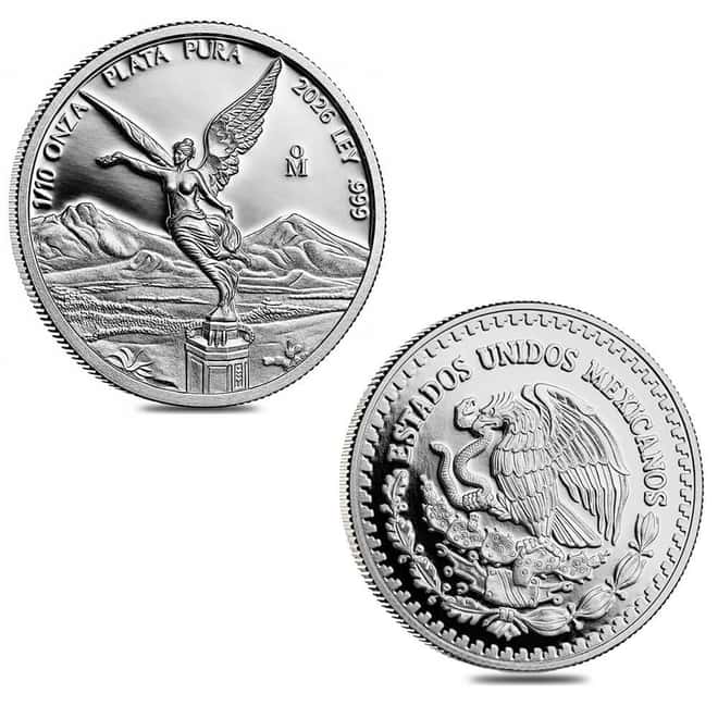 2026 1.9 oz Proof Mexican Silver Libertad 5-Coin Set (w/Box & COA)