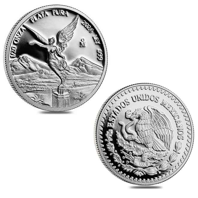 2026 1.9 oz Proof Mexican Silver Libertad 5-Coin Set (w/Box & COA)