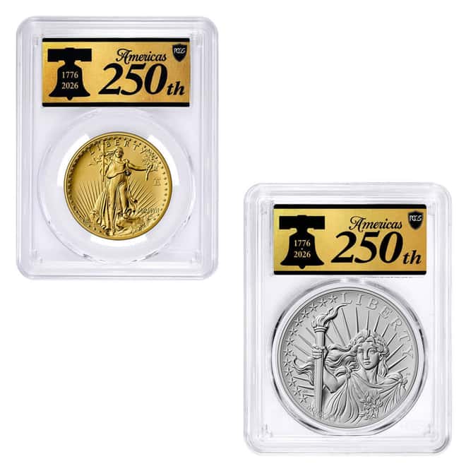 2026 Best of US Mint 1907 Saint-Gaudens High Relief Gold Coin & Silver Medal Set PCGS SP/MS 70 FS
