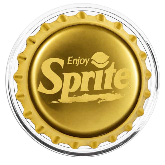 2026 Niue 1.2 Gram Sprite® 65th Ann Bottle Cap Proof Gold Coin