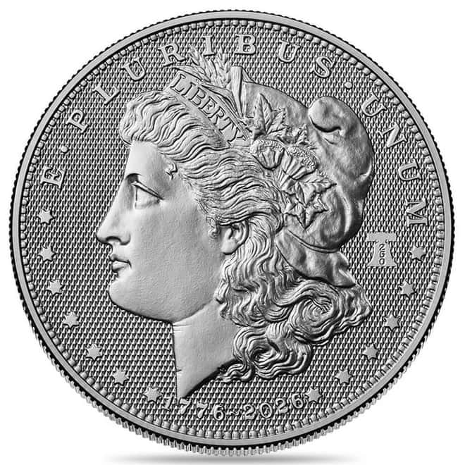 2026-P Morgan and Peace Silver Dollar Diamond Field 2-Coin Set (w/Box & COA)
