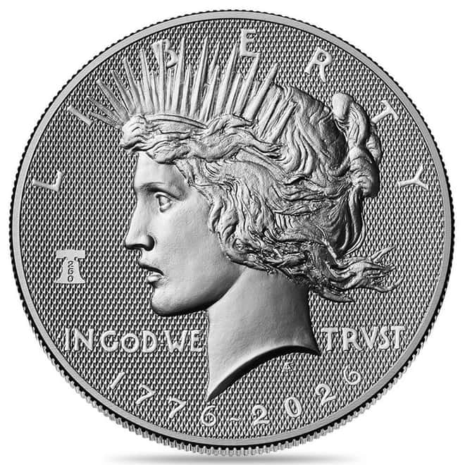 2026-P Morgan and Peace Silver Dollar Diamond Field 2-Coin Set (w/Box & COA)