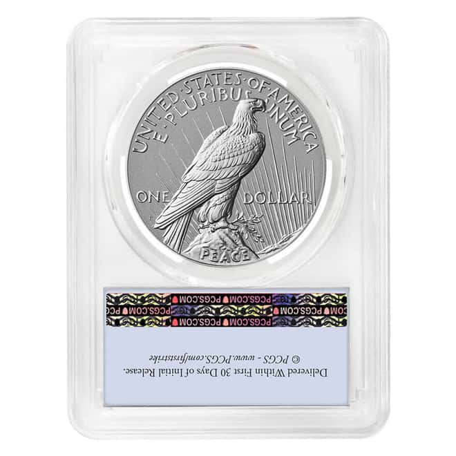 2026-P Peace Silver Dollar Reverse Proof Coin PCGS PF 70 FS