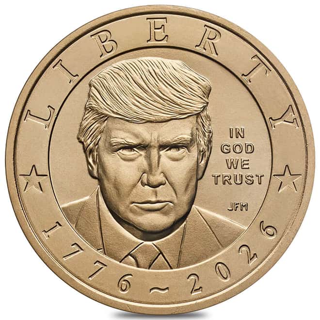 $25 Face Value Roll 2026-P President Donald J. Trump Semiquincentennial $1 Coin (25 Coins)