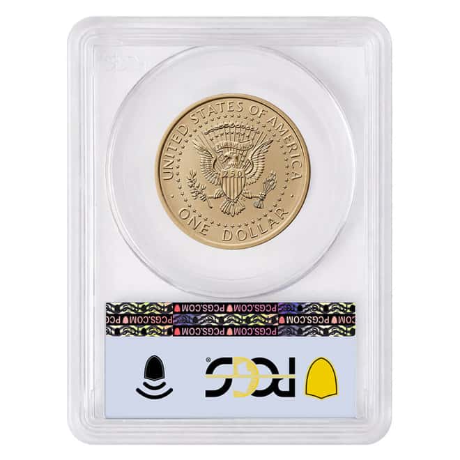 2026 (P) President Donald J. Trump $1 Coin PCGS MS 68 FDOI (Flag)