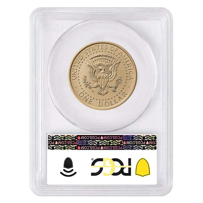2026 (P) President Donald J. Trump $1 Coin PCGS MS 63 FS (Blue)