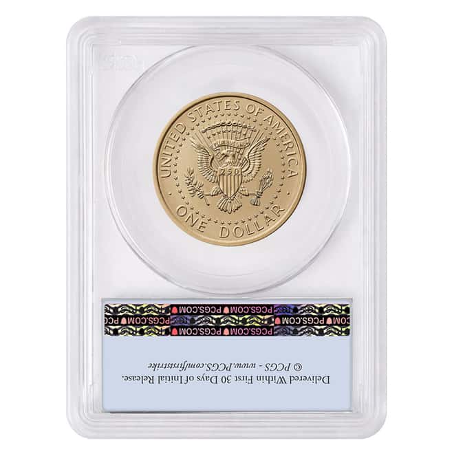 2026 (P) President Donald J. Trump $1 Coin PCGS MS 63 FS (Flag)