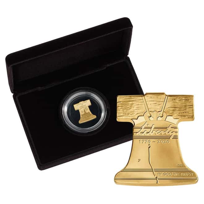 2026-P 1/2 oz Freedom Ringing Liberty Bell Proof Gold Coin (w/Box & COA)
