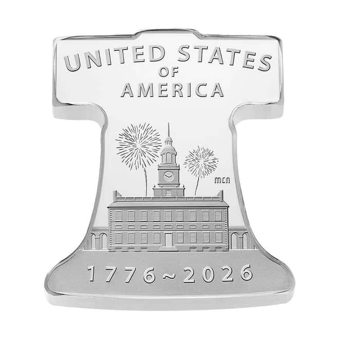 2026-P 1/2 oz Freedom Ringing Liberty Bell Proof Silver Medal (w/Box & COA)