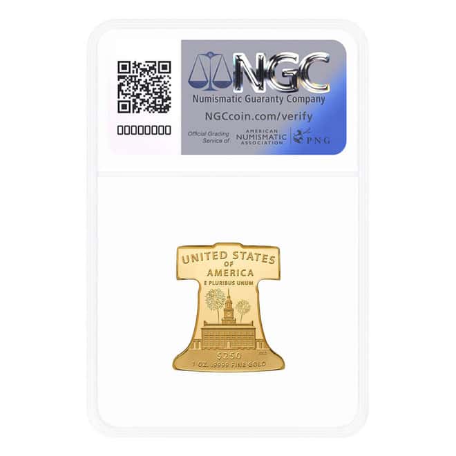 2026-P 1 oz Freedom Ringing Liberty Bell Proof Gold Coin NGC PF 70 ER (250th Ann.)