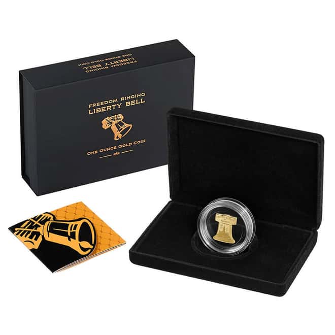 2026-P 1 oz Freedom Ringing Liberty Bell Proof Gold Coin (w/Box & COA)