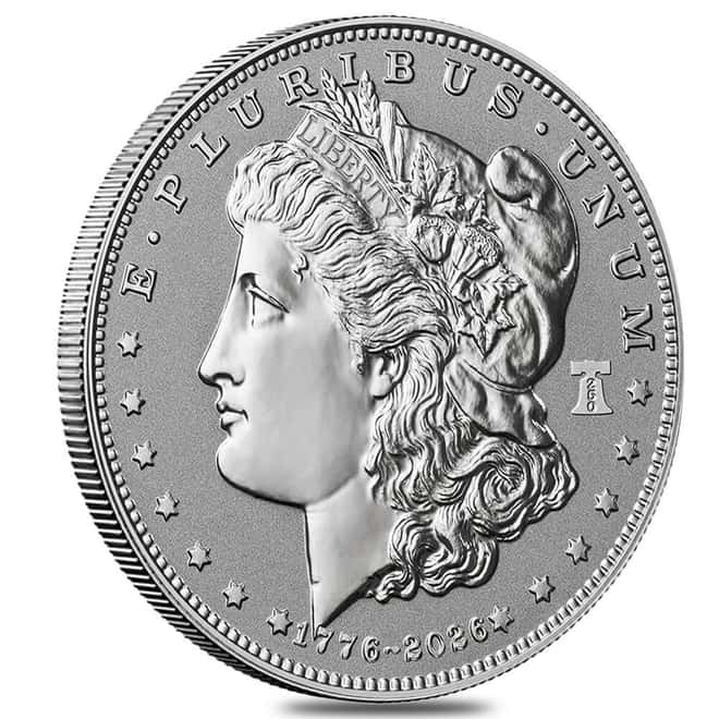 2026-P Morgan Silver Dollar Reverse Proof Coin .999 Fine (w/Box & COA)
