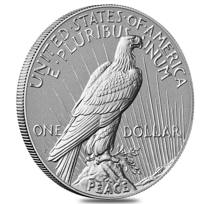 2026-P Peace Silver Dollar Reverse Proof Coin .999 Fine (w/Box & COA)