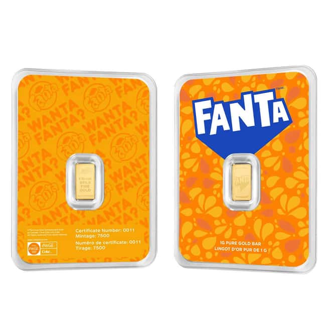 1 Gram Fanta® Gold Bar .9999 Fine (in TEP)