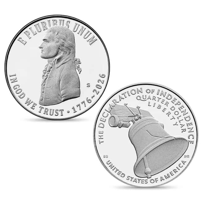 2026-S Semiquincentennial Proof Quarters 5-Coin Set