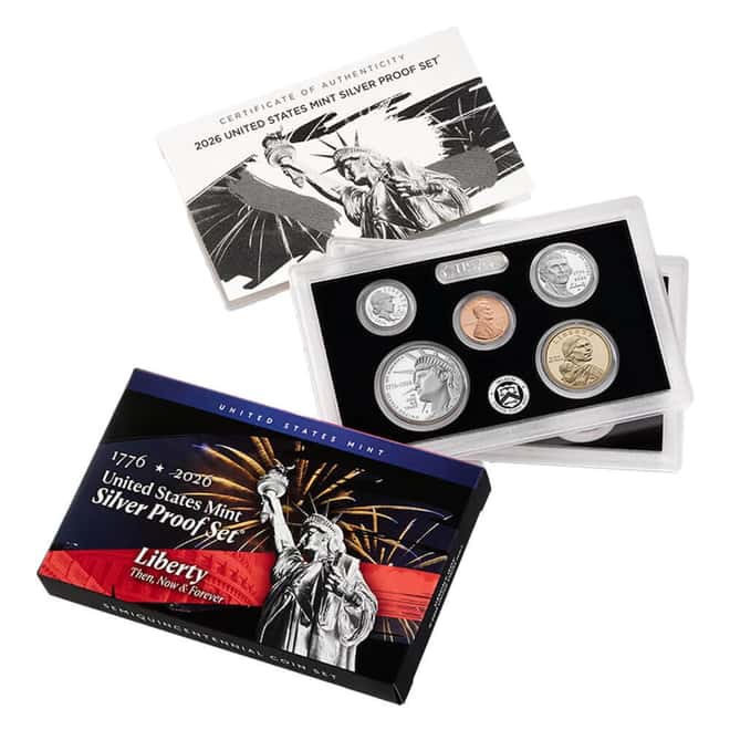 2026-S US Mint Proof Silver Set (w/Box & COA)