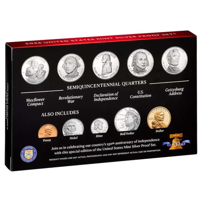 2026-S US Mint Proof Silver Set (w/Box & COA)