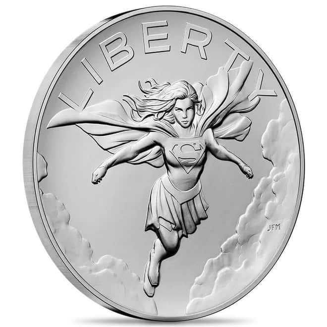 2026 US Mint 1 oz DC Comics Supergirl Silver Medal .999 Fine