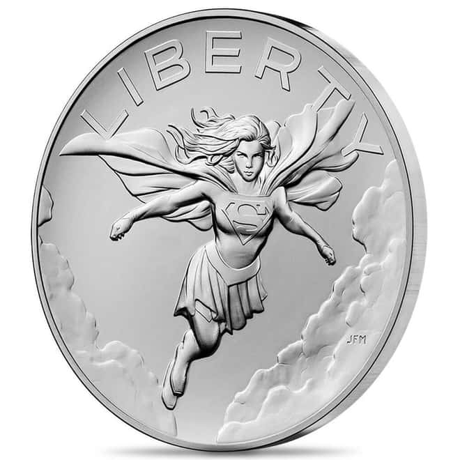 2026 US Mint 1 oz DC Comics Supergirl Silver Medal .999 Fine