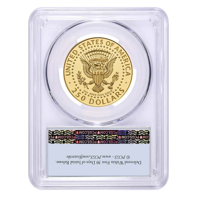 2026-W 1 oz President Donald J. Trump Proof Gold Coin PCGS PF 69 FS (Flag)