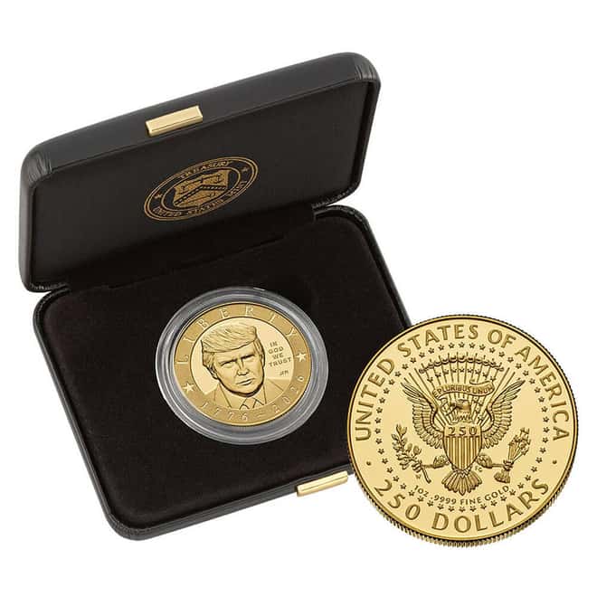 2026-W 1 oz President Donald J. Trump Semiquincentennial Proof Gold Coin (w/Box & COA)