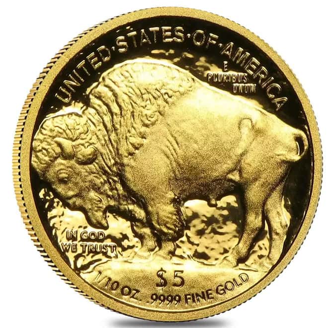 2026-W 1/10 oz $5 Proof Gold American Buffalo Anniversary (w/Box & COA)