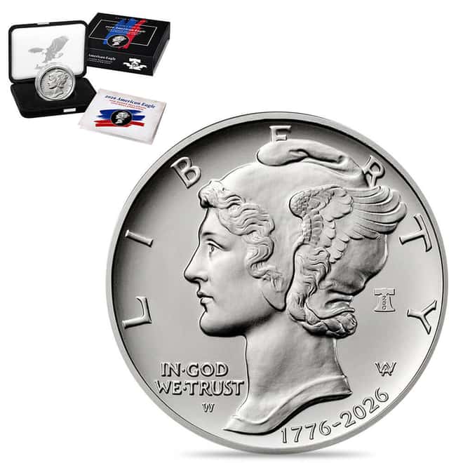 2026-W 1 oz Palladium American Eagle $25 Coin (w/Box & COA)