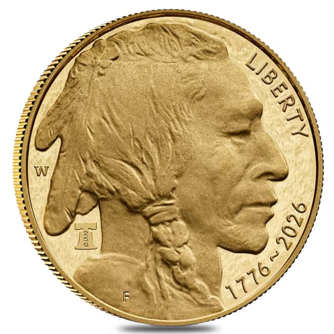2026-W 1 oz Proof Gold American Buffalo 250th Ann Privy (w/Box & COA)