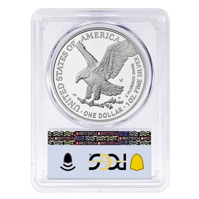 2026-W 1 oz Proof Silver American Eagle Liberty Bell Privy 250th Ann. PCGS PF 70 FDOI