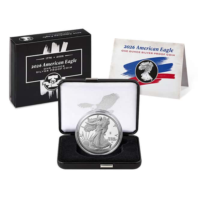 2026-W 1 oz Proof Silver American Eagle Liberty Bell Privy 250th Ann. (w/Box & COA)