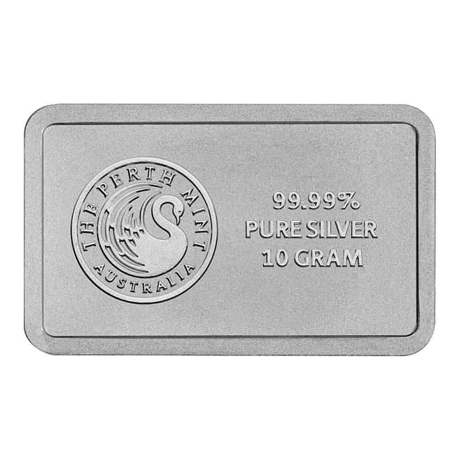 2026 10 Gram Perth Mint Bon Scott 80th Ann. Silver Bar .9999 Fine (in Assay)