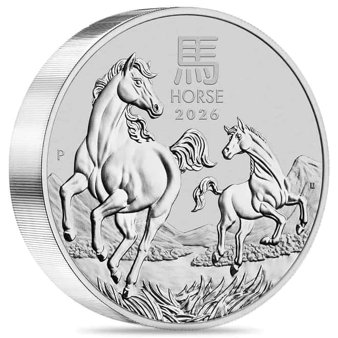 2026 10 Kilo Silver Lunar Horse BU Australian Perth Mint