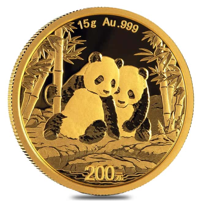 2026 15 gram Chinese Gold Panda 200 Yuan BU (Sealed)