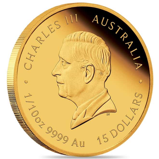 2027 1/10 oz Proof Gold Lunar Goat Coin Australian Perth Mint