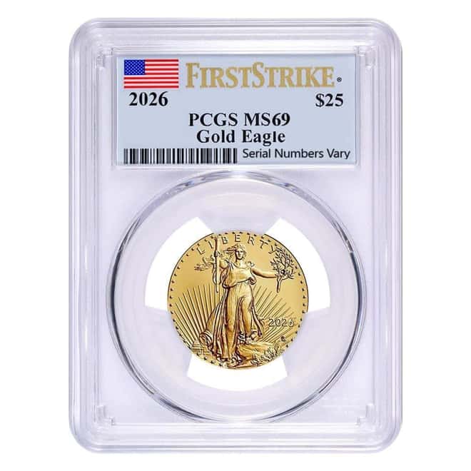 2026 1/2 oz Gold American Eagle PCGS MS 69 FS