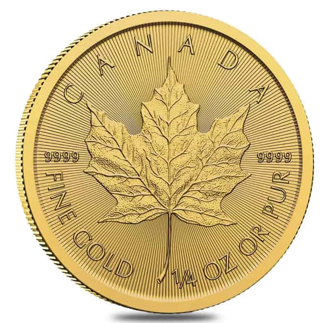 2026 1/4 oz Canadian Gold Maple Leaf $10 Coin BU (Sealed)