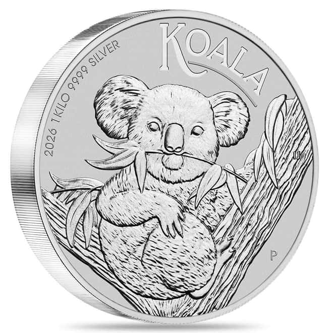 2026 1 Kilo Silver Australian Koala Perth Mint BU