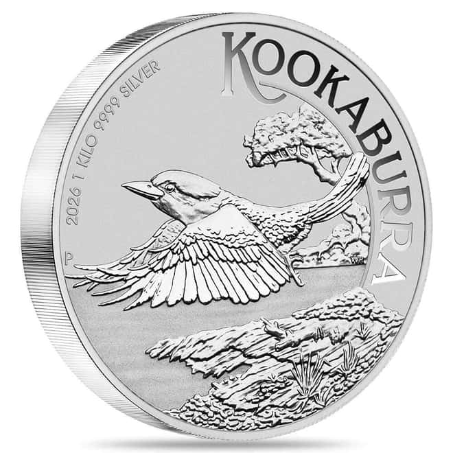 2026 1 Kilo Silver Australian Kookaburra Perth Mint BU