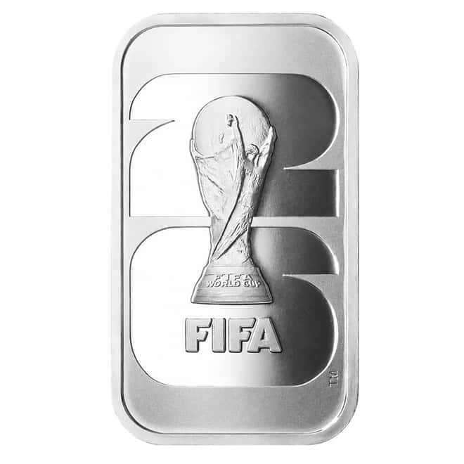 Lot of 20 - 2026 1 oz FIFA World Cup Silver Bar .999 Fine
