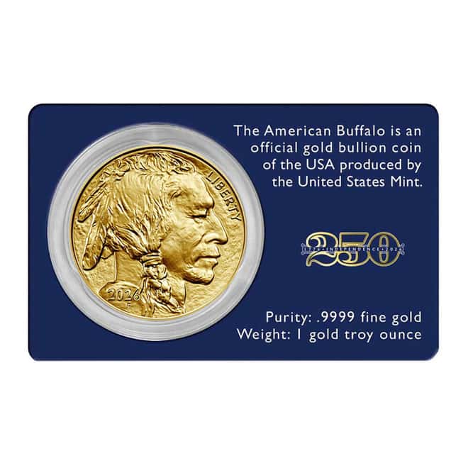 2026 1 oz Gold American Buffalo $50 Coin BU (in Assay)