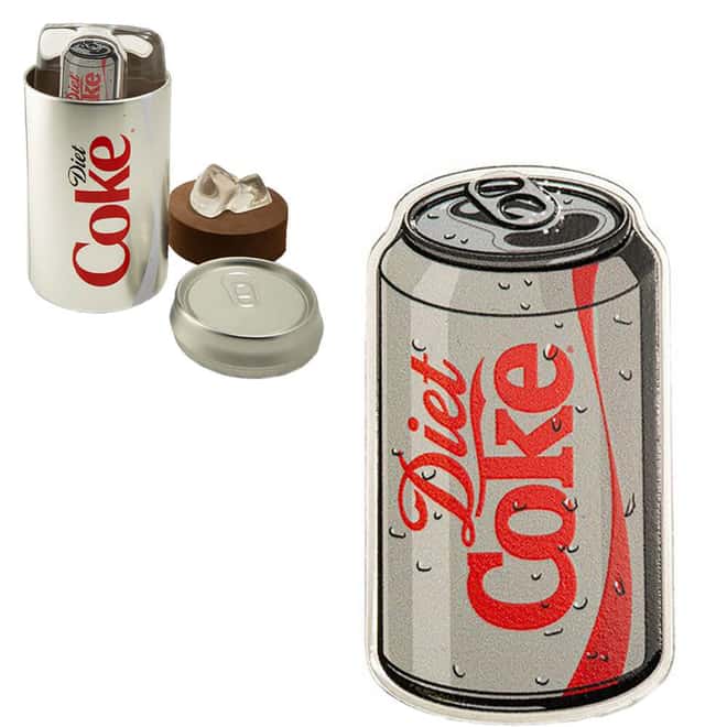 2026 1 oz PAMP Suisse Diet Coke® Shaped Silver Coin .9999 Fine