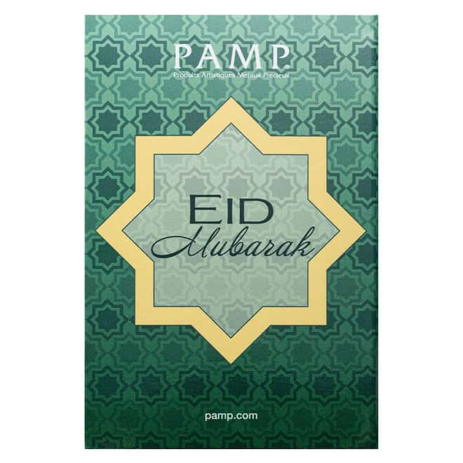 2026 1 oz PAMP Suisse Eid Mubarak Silver Coin Bar (in Assay)