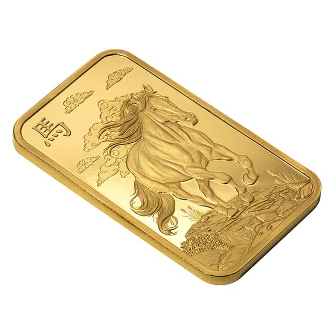 NO ASSAY - 2026 1 oz PAMP Suisse Lunar Horse Gold Bar