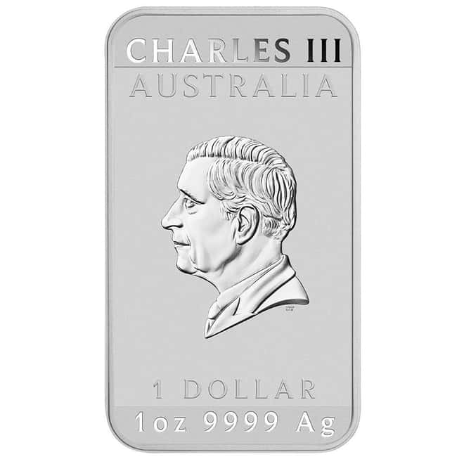 Tube of 20 - 2026 1 oz Perth Mint Lunar Horse Silver Rectangular Coin Bar .9999 Fine