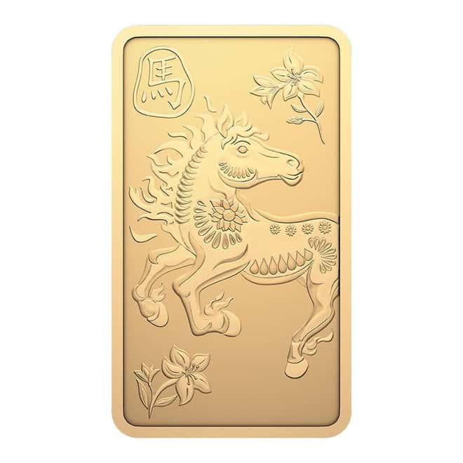 2026 1 oz RCM Lunar Horse Gold Bar .9999 Fine (in Assay)