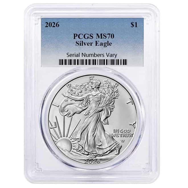 2026 1 oz Silver American Eagle PCGS MS 70