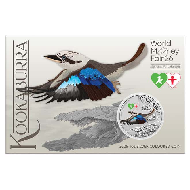 2026 1 oz Silver Australian Kookaburra Perth Mint BU Double Ampelmann Privy